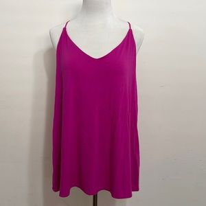 Banana Republic Factory Magenta Pink Tank Top Size Large